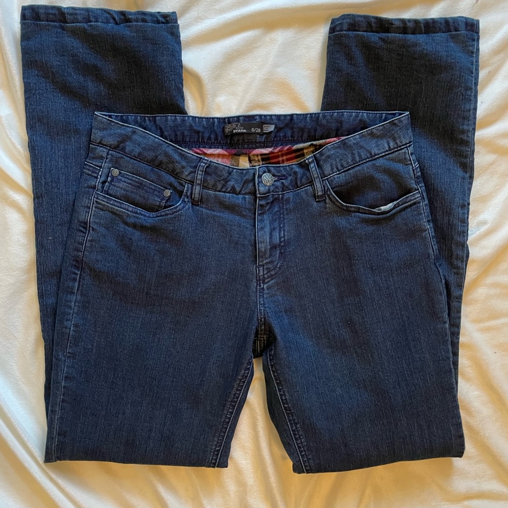 prAna Flannel Lined Mid-Rise Boyfriend Jeans - Picture 4 of 11